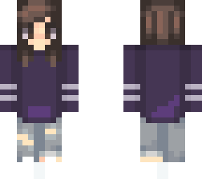 purple hoodie