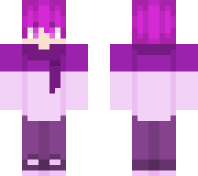 purple scarf
