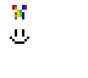 rainbow/white creeper