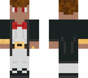 simple skin in tuxedo