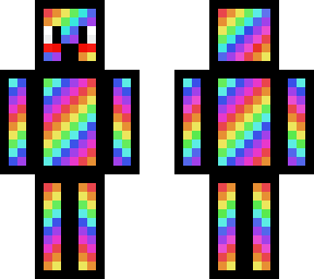 surprised rainbow man