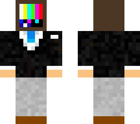 tv man (brown head!)