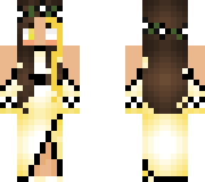 yellow flower girl