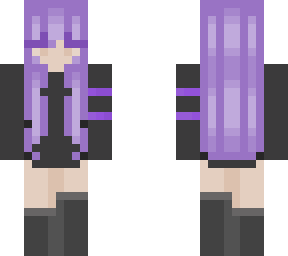 +*~purple girl~*+ (black socks)