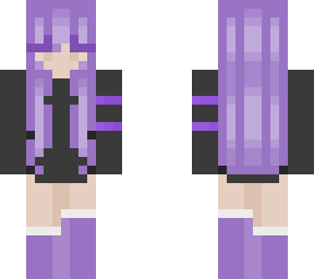 +*~purple girl~*+ (purple socks)