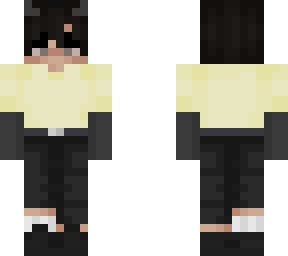 - yellow shirt -