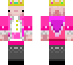 axolotle with pink suit