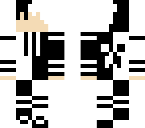 black and white hoodie