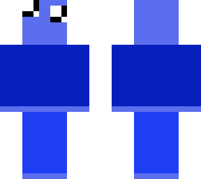 blue axolotl with shirt