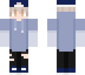 blue hoodie skater boi