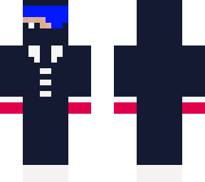 blue lightning with helmet