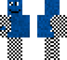 checkers takeing over blue man