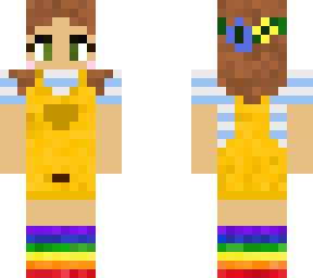 elf girl in pride socks