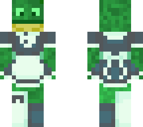 frog in a maid outfit