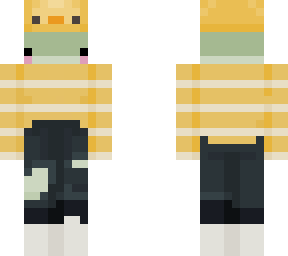 frog in duck outfit