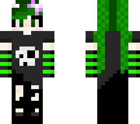 green seen girl