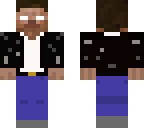 herobrine in leather jacket