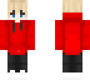 lucas red hoodie <3