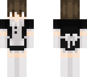 me in a maid dress lol