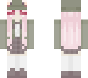pink hair w frog hat