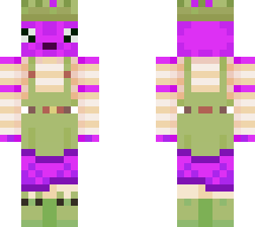 purple (axolotl?) bee overalls