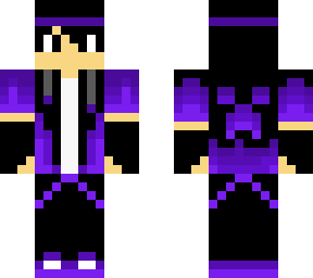 purple cool boy