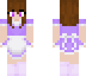Purple maid | Minecraft Skin
