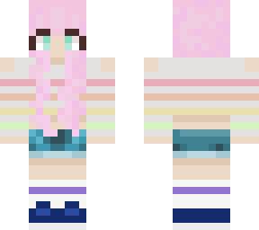 rainbow aesthetic kawaii character 
