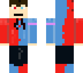 red and blue