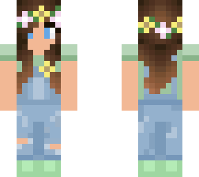 seafoam and overalls