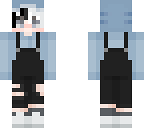 shark hood (split dye hair)