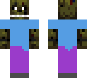 springtrap con la ropa de steve