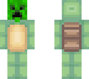 teenage mutant creeper turtle!