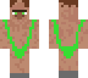 villager wearing speedos