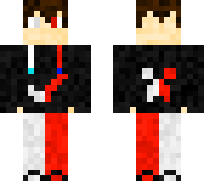 white and red nike boy