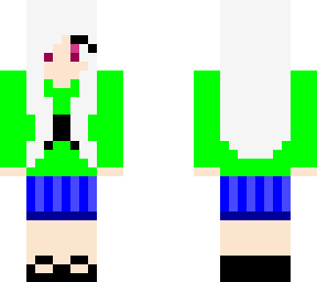 white haired girl (slim version)