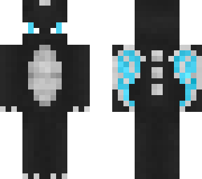 black and blue dragon