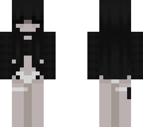 black and white