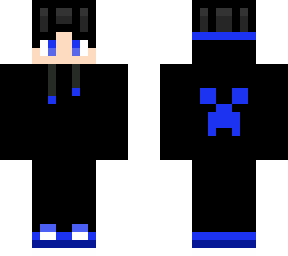 blue gamer boy - cool effect