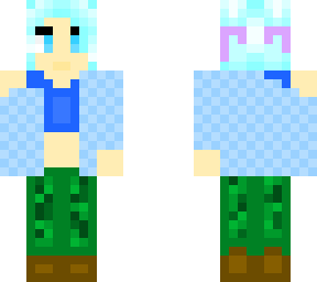 blue girl