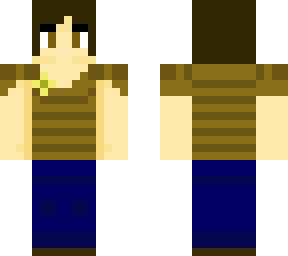 brown shirt man (eyes fixed)