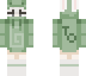 bun with frog hoodie