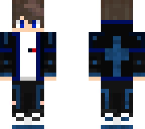 chico ropa azul y *****