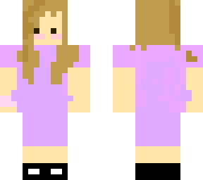 cute purple girl