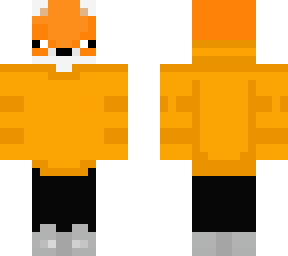 fox in hoodie
