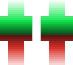 green and red shaded out boy