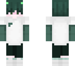 green hair demon boy