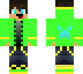 green smiley boy
