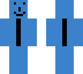 happy blue robot