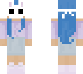 masked blue haired elf